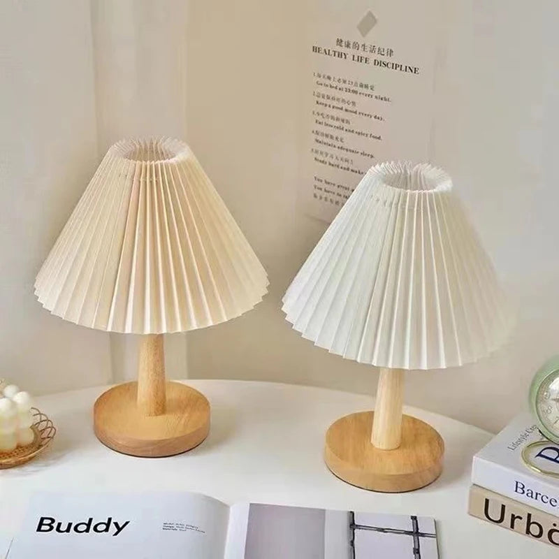 Sora Foldable USB-Powered Pleated Table Lamp - product view 8