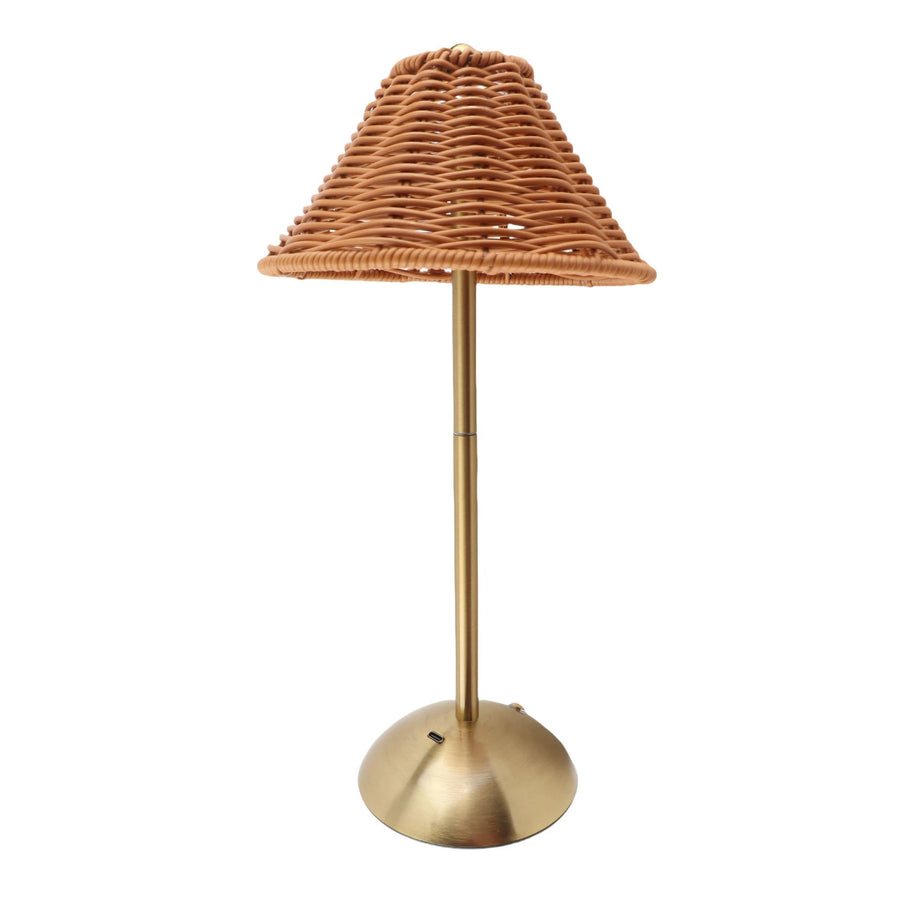 Nola Woven Cordless Rechargeable Table Lamp - product view 7