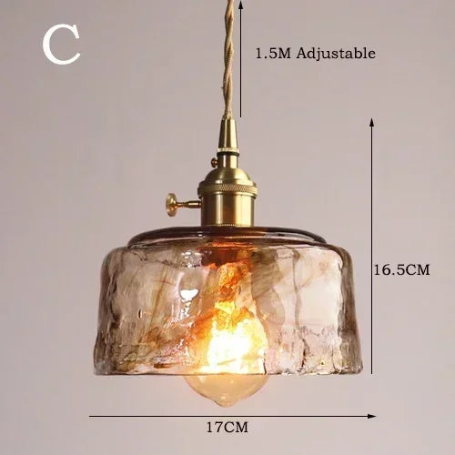 Aurelia Form C pendant dimensions with an adjustable hanging cord