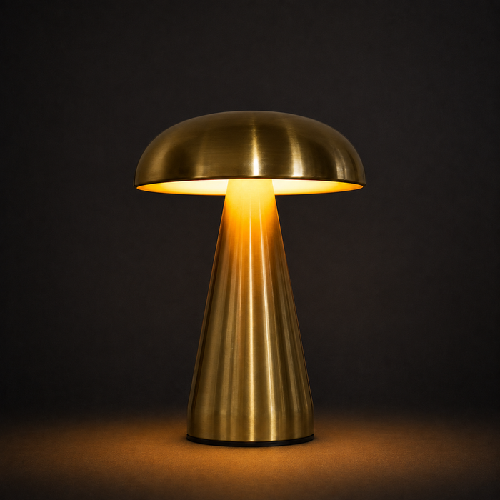 Juno - Cordless Mushroom Table Lamp, Rechargeable